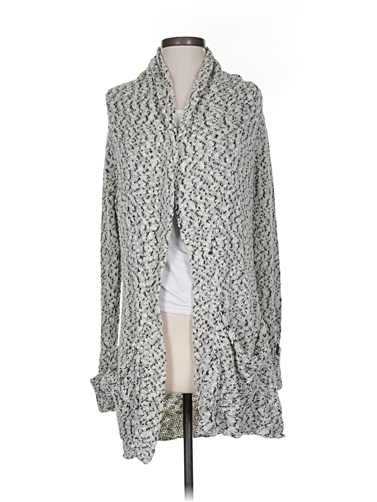 Pre-owned As By Df Cardigan Sweater In Gray