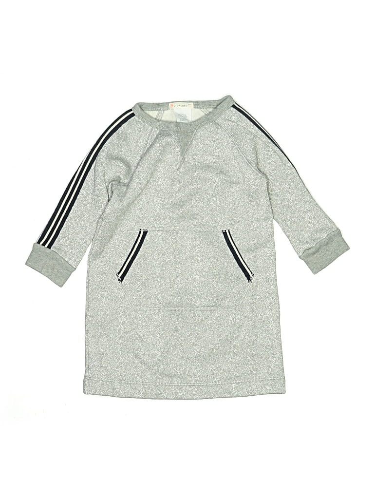 Pre-owned Crewcuts Kids' Dress In Gray