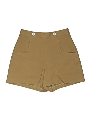 Pearl By Lela Rose Khaki Shorts (view 1)