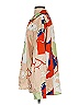 inamorata 100% Polyester Print Orange Long Sleeve Blouse Size S - photo 5