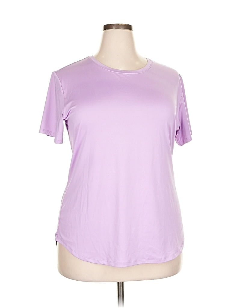 Pre-owned Unbranded Active T-shirt In Purple