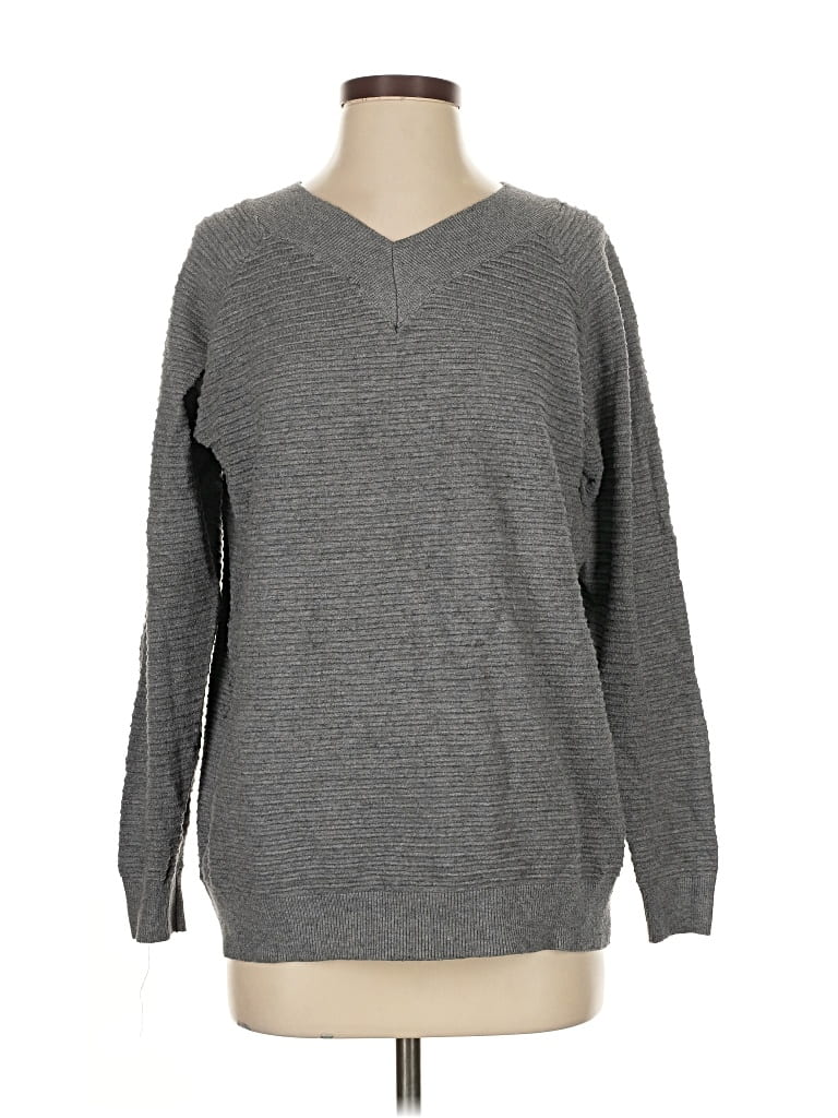 Pre-owned Made In Italy Pullover Sweater In Gray