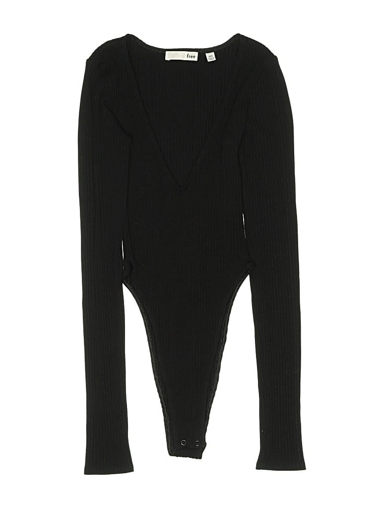 Pre-owned Wilfred Free Bodysuit In Black
