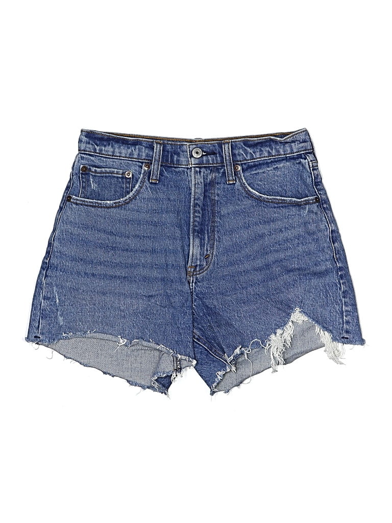 ABERCROMBIE & FITCH Pre-owned Denim Shorts In Blue