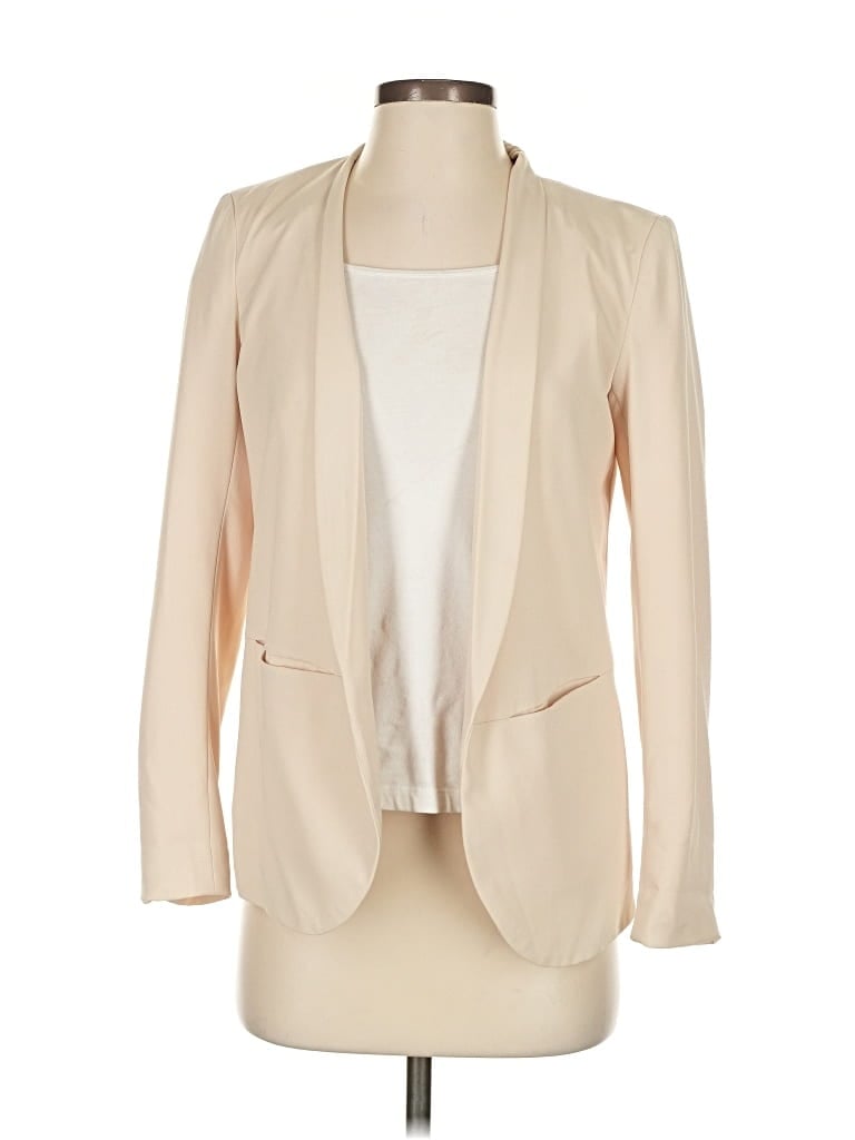 Pre-owned H&m Blazer Jacket In White