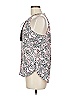 Cooper & Ella 100% Polyester Print Pink Sleeveless Blouse Size M - photo 5
