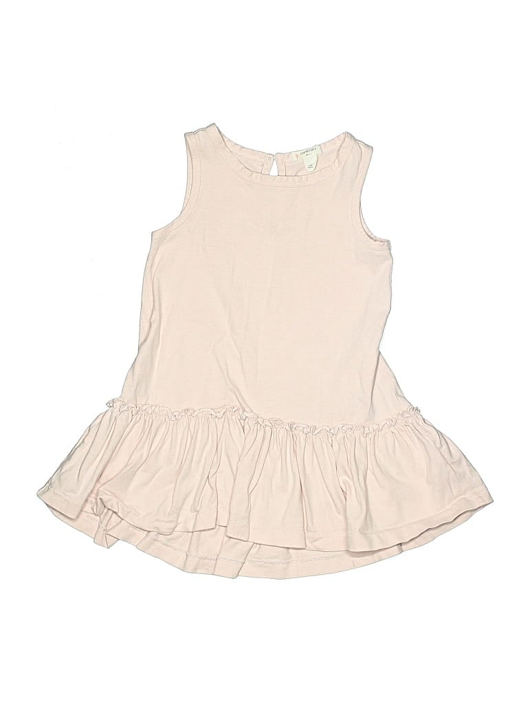 Pre-owned Crewcuts Kids' Dress In Brown