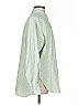 Topshop Stripes Green Long Sleeve Blouse Size 4 - photo 4