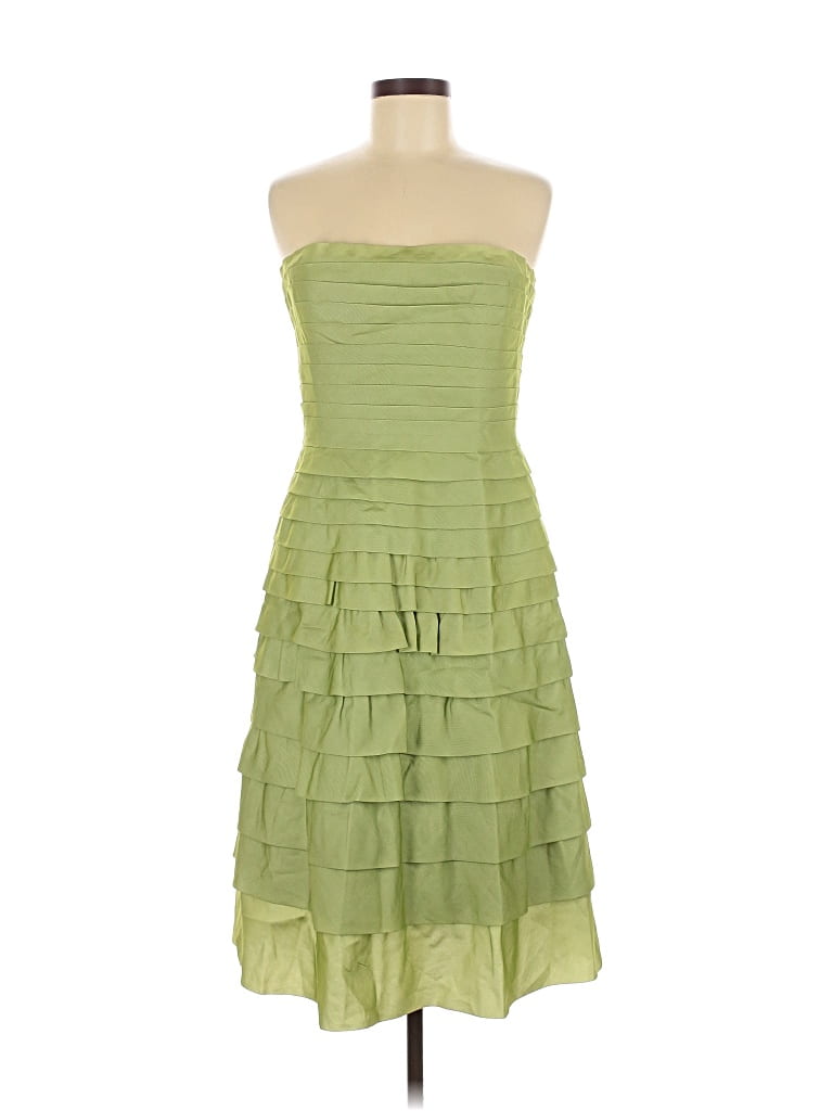 Pre-owned Bcbgmaxazria Cocktail Dress In Green