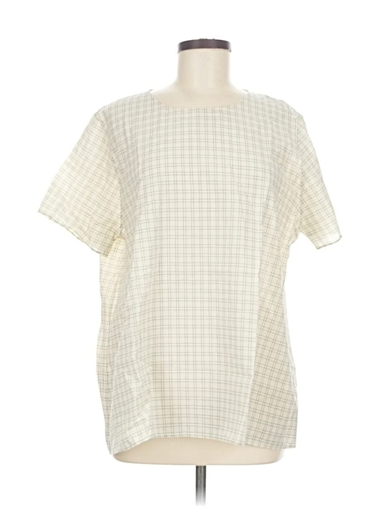 Click to view more detailed imagery on our partner's website Pre-owned Apuntob Short Sleeve Blouse In White
