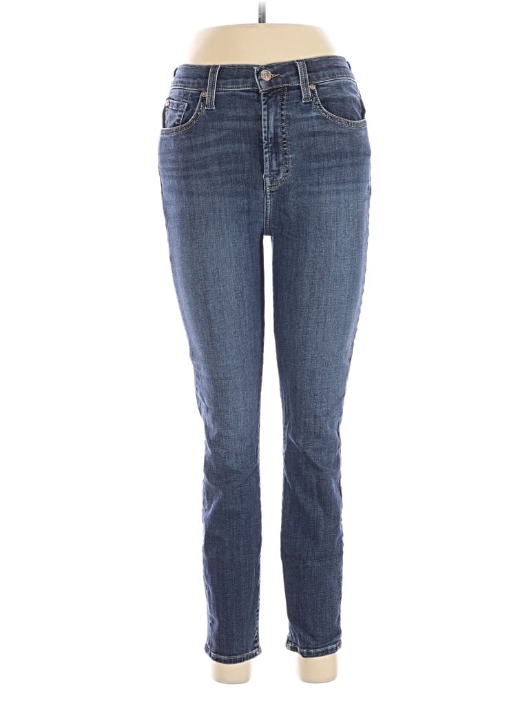 Pre-owned 7 For All Mankind Jeans In Blue