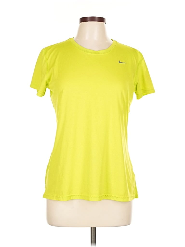 NIKE Pre-owned Active T-shirt In Yellow