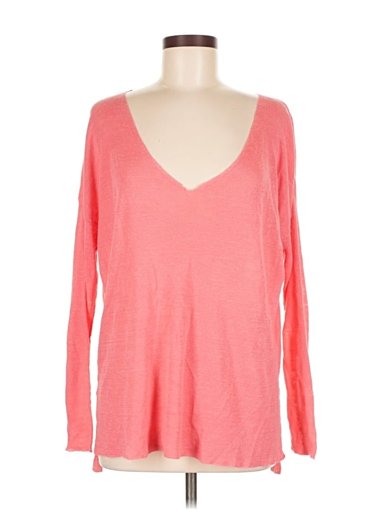 Pre-owned Ann Taylor Pullover Sweater In Pink