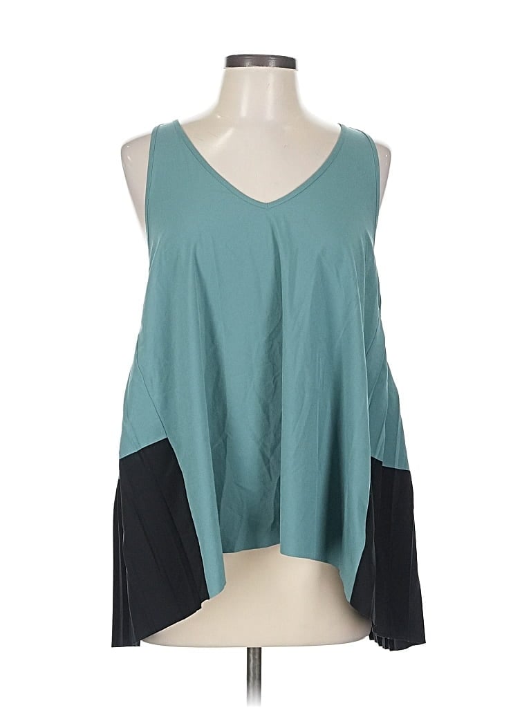 Click to view more detailed imagery on our partner's website Pre-owned Athleta Sleeveless Blouse In Blue