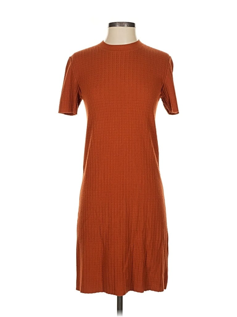 Pre-owned Mm. Lafleur Casual Dress In Brown