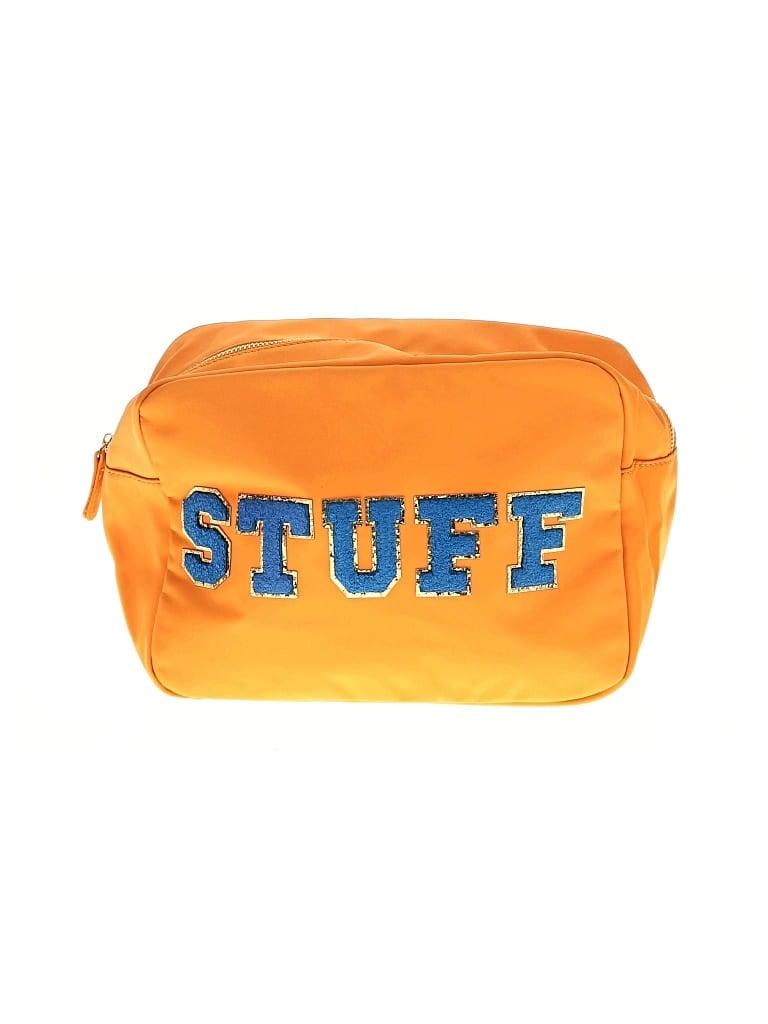 Pre-owned Unbranded Makeup Bag In Orange
