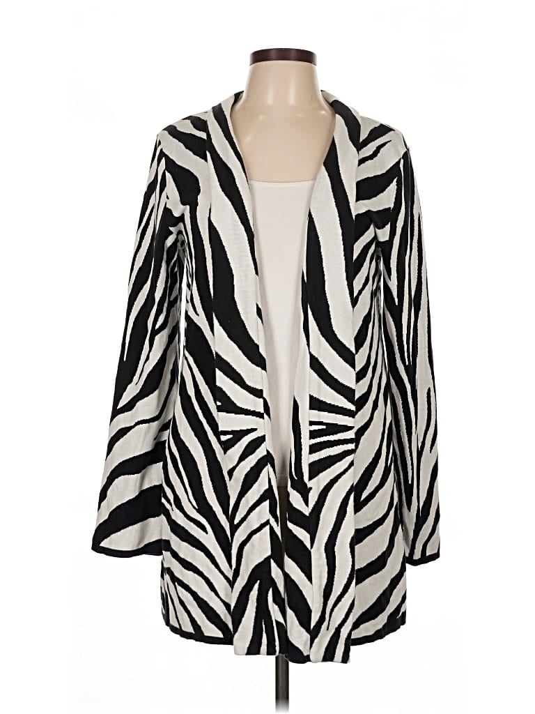 Pre-owned Style & Co Cardigan Sweater In White