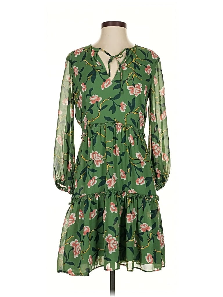 Pre-owned Ann Taylor Factory Casual Dress In Green