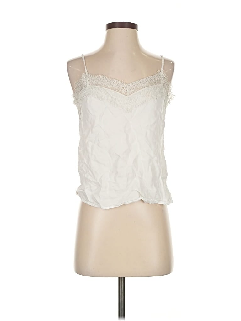 Click to view more detailed imagery on our partner's website Pre-owned Gerard Darel Sleeveless Blouse In White