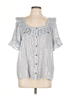 By Anthropologie Short Sleeve Blouse