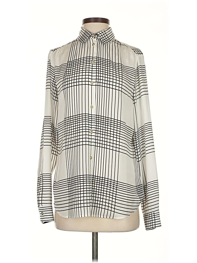 BANANA REPUBLIC Pre-owned Long Sleeve Blouse In White