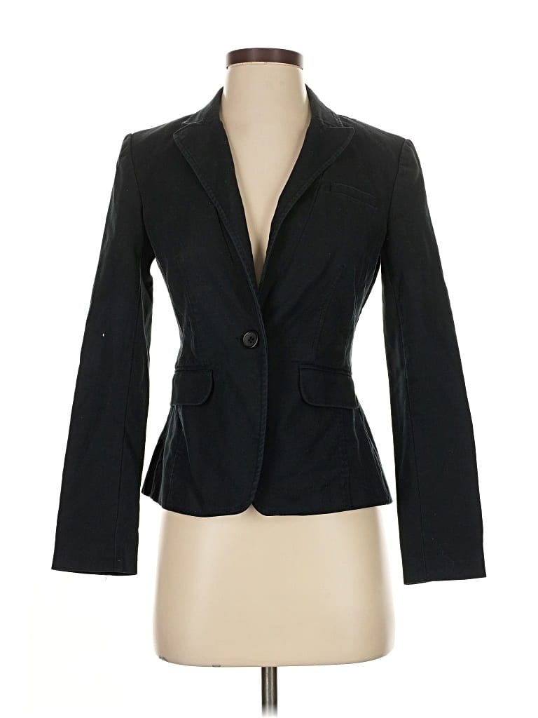 Pre-owned Banana Republic Factory Store Blazer Jacket In Black