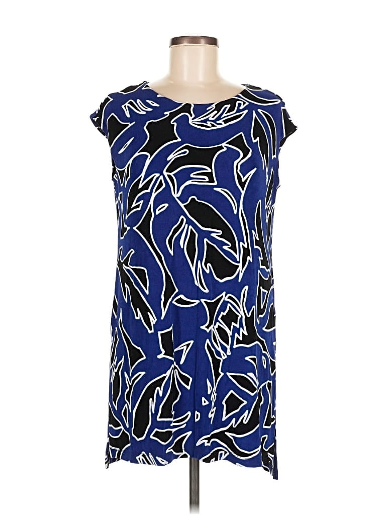 Pre-owned Travelers By Chico's Casual Dress In Blue