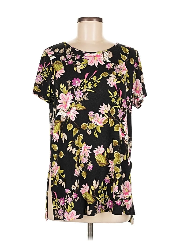 Click to view more detailed imagery on our partner's website Pre-owned Jjill Short Sleeve T-shirt In Black