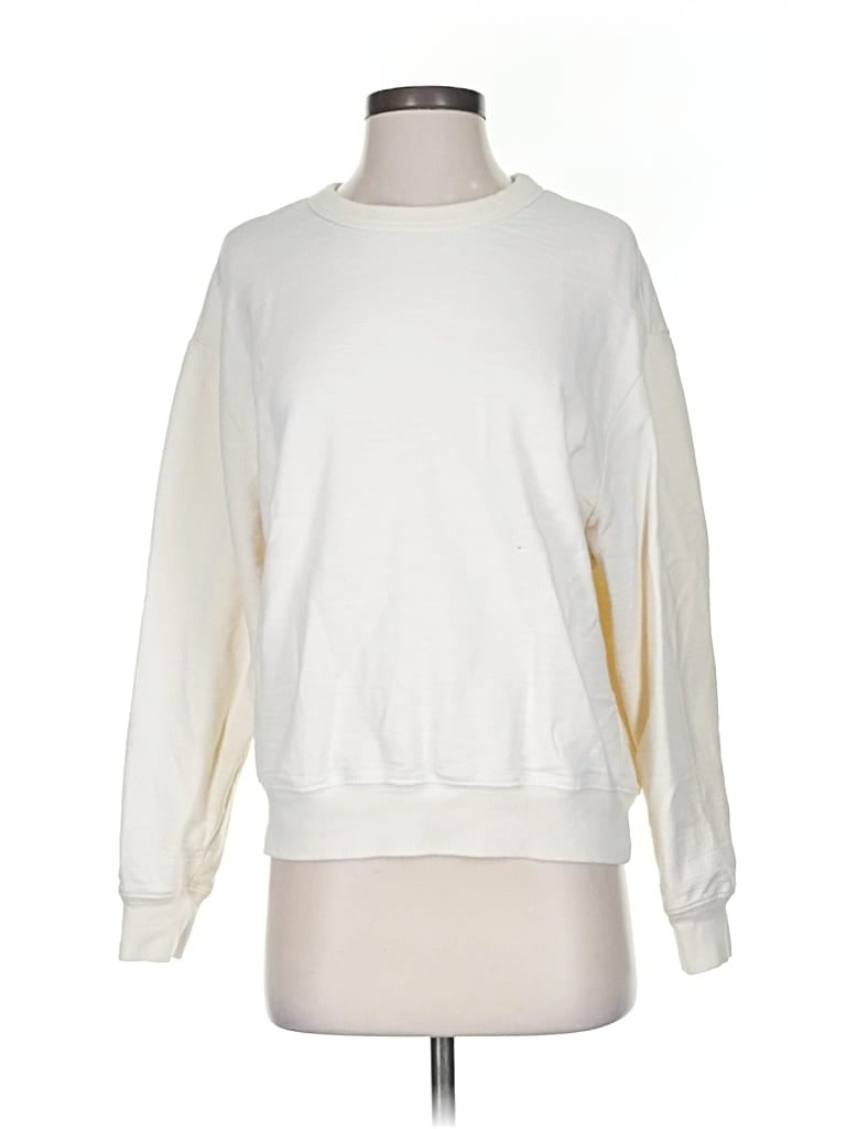 Pre-owned Adriano Goldschmied Sweatshirt In White