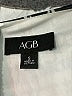 AGB 100% Polyester Plaid Gray Casual Dress Size S - photo 7
