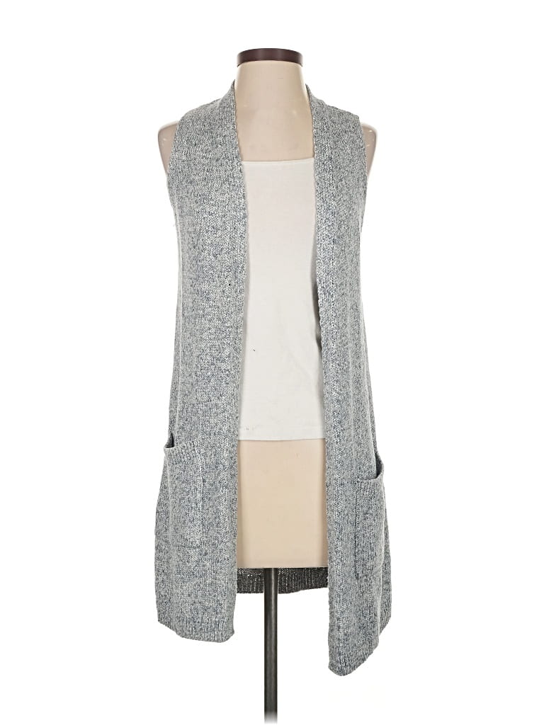 Pre-owned Ann Taylor Loft Outlet Sweater Vest In Gray