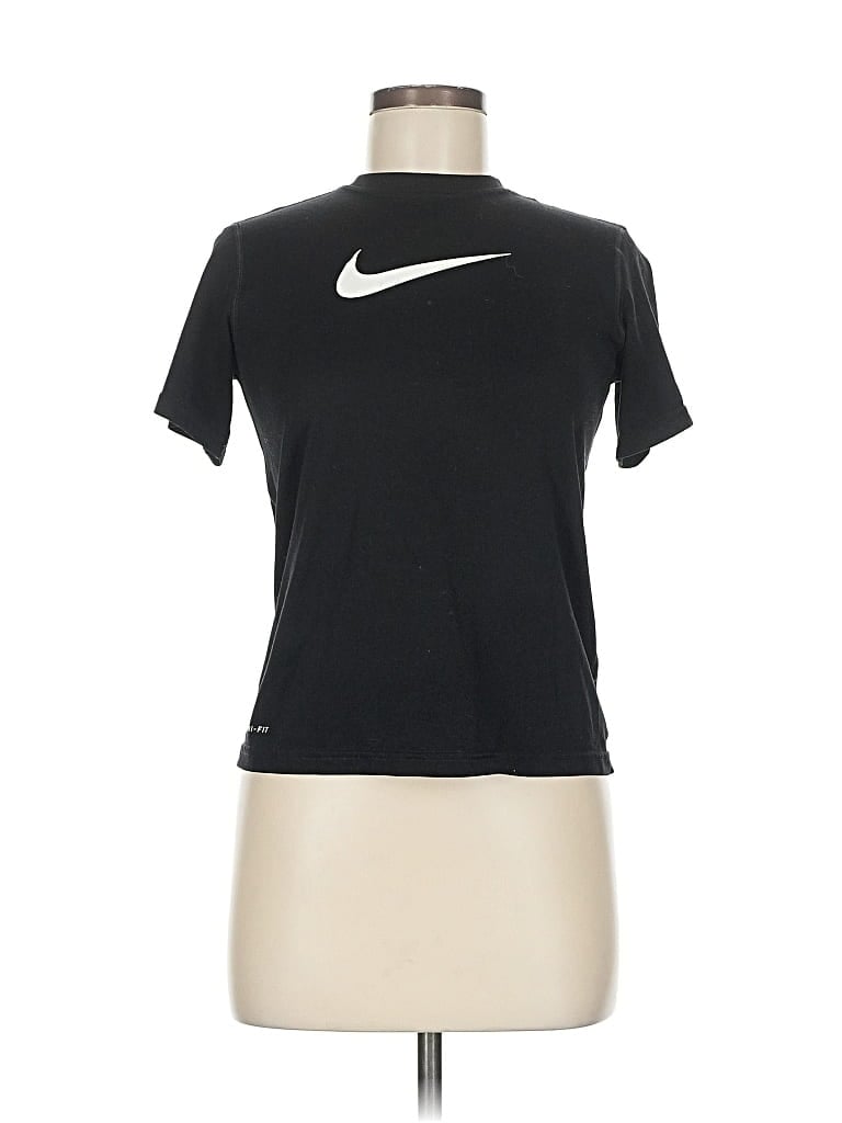 Pre-owned Nike Active T-shirt In Black
