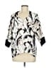 Zara Basic Ivory 3/4 Sleeve Blouse Size M - photo 1