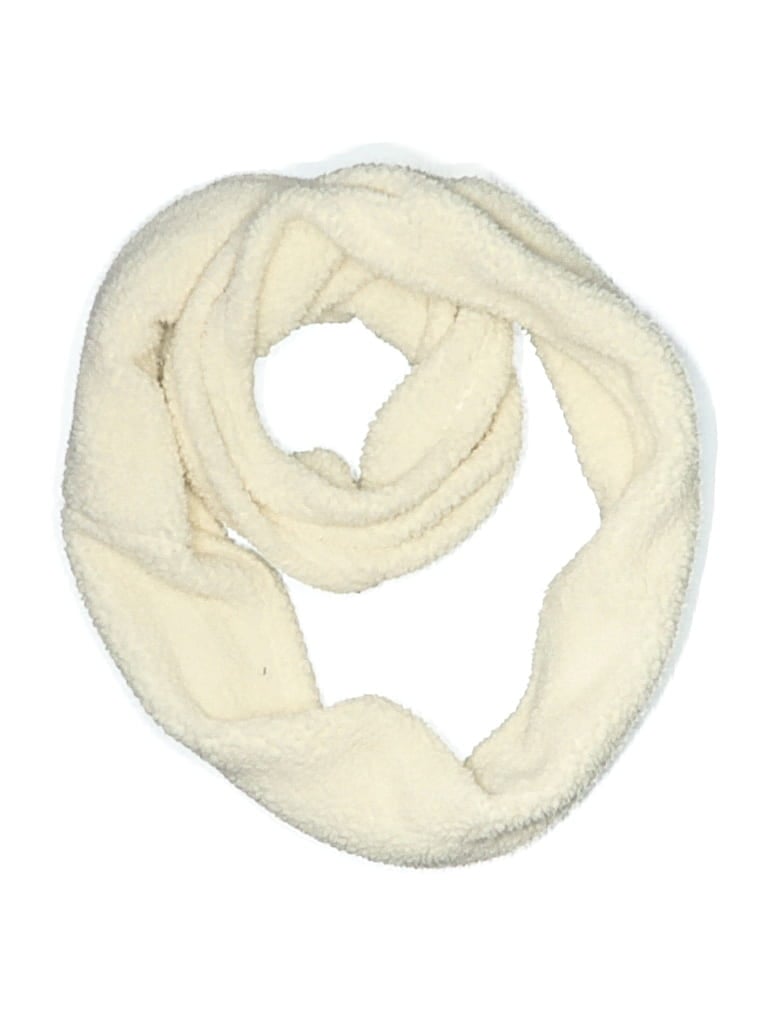 Pre-owned Lands' End Scarf In White