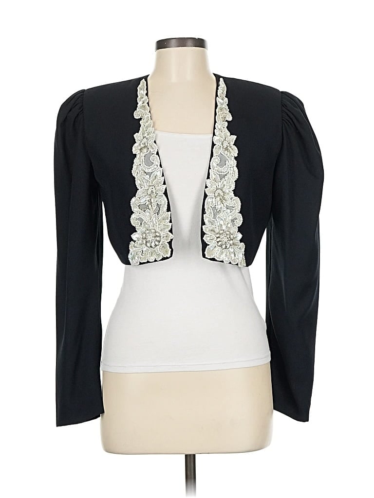 Pre-owned Alex Evenings Blazer Jacket In Black