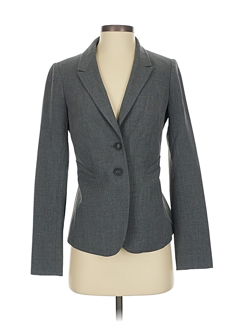 Pre-owned The Limited Black Collection Blazer Jacket In Gray