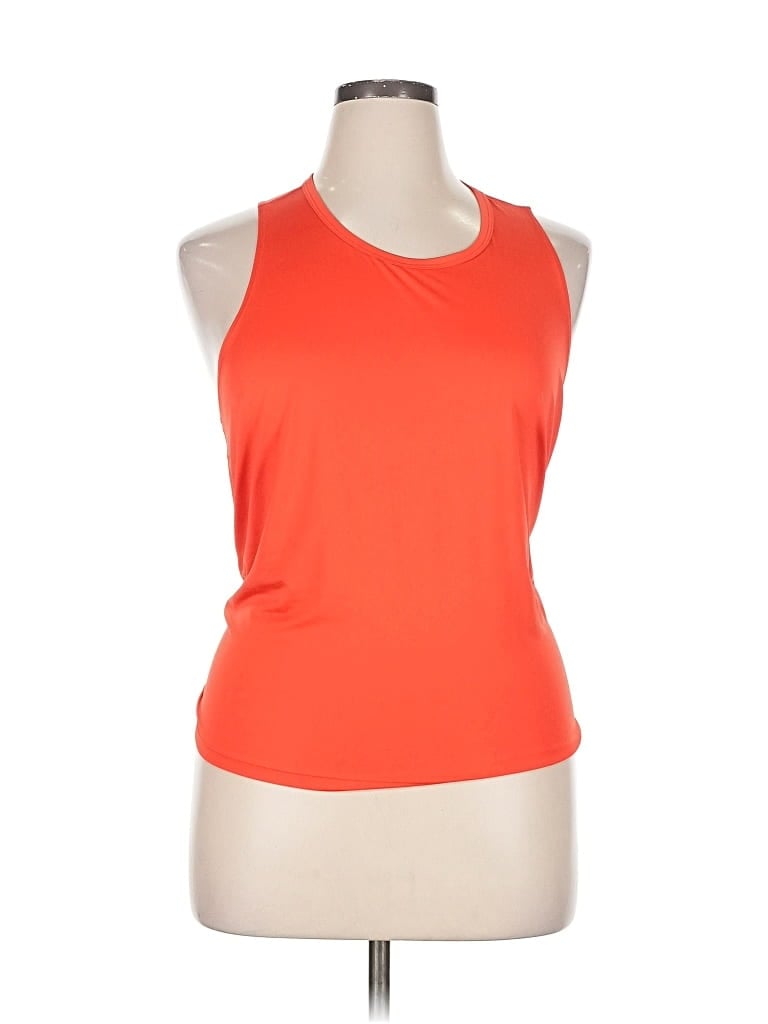 Click to view more detailed imagery on our partner's website Pre-owned Athleta Sleeveless T-shirt In Orange
