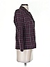 Petite Sophisticate Plaid Purple Blazer Size 2 - photo 4