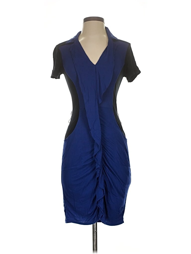 Click to view more detailed imagery on our partner's website Pre-owned Bcbgmaxazria Cocktail Dress In Blue