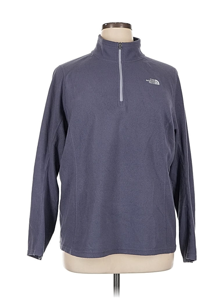 Pre-owned The North Face Fleece Jacket In Blue