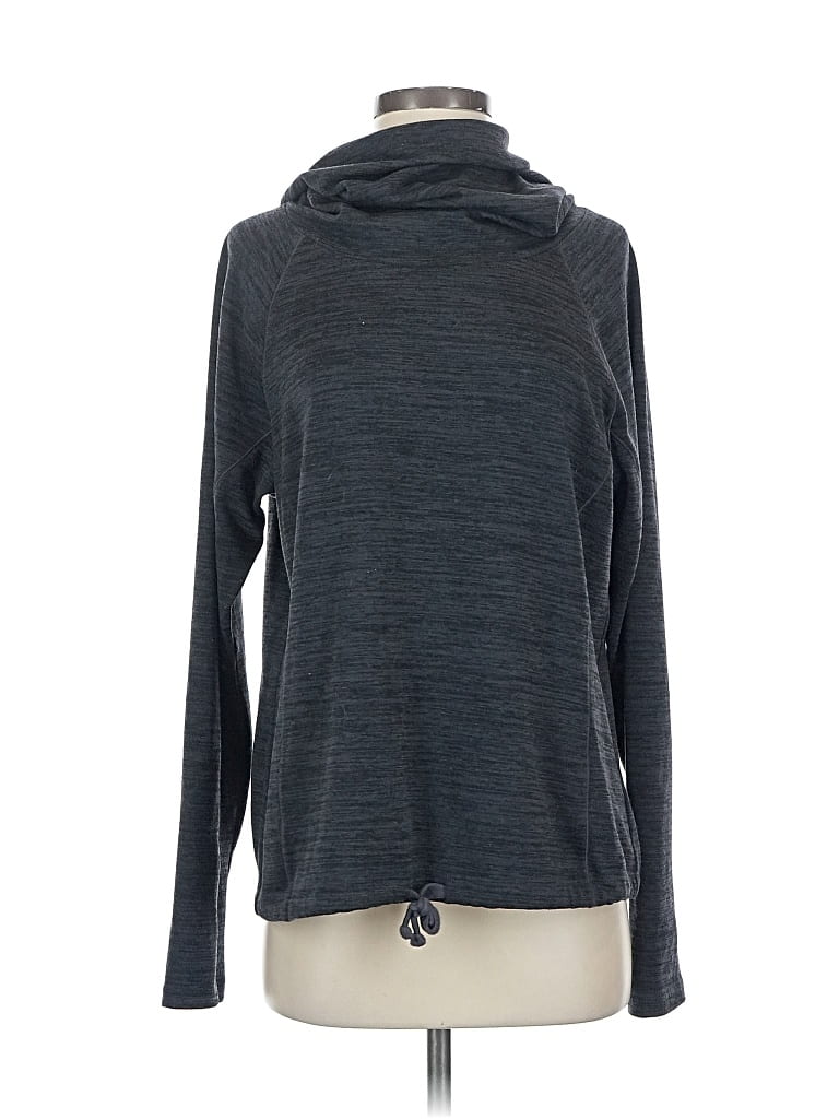Pre-owned Athleta Turtleneck Sweater In Gray