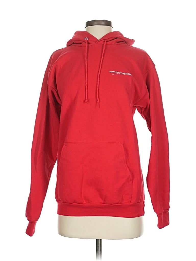 PORT & COMPANY Pre-owned Pullover Hoodie In Red