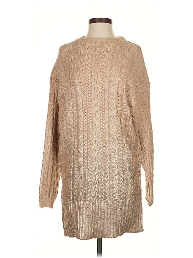 Pre-owned Free People Pullover Sweater In Brown
