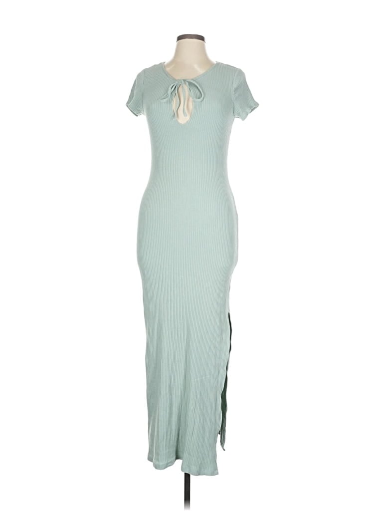 Pre-owned Reformation Casual Dress In Green