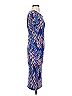 Aqua Graphic Blue Cocktail Dress Size S - photo 4