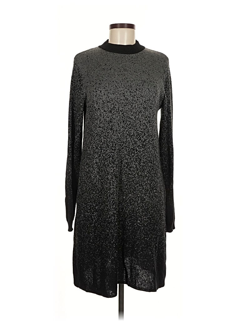 Pre-owned Simply Vera Vera Wang Casual Dress In Gray