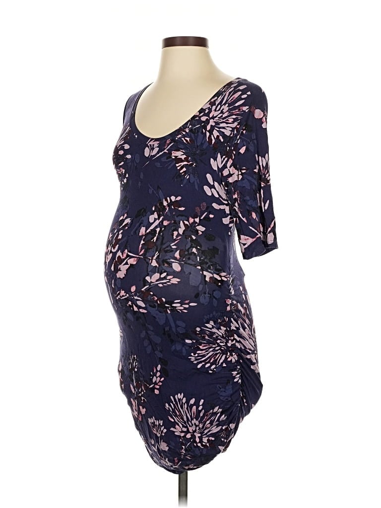 Pre-owned Motherhood Casual Dress In Blue