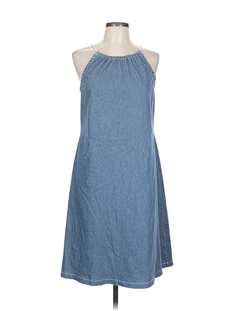 Pre-owned J. Mclaughlin Casual Dress In Blue