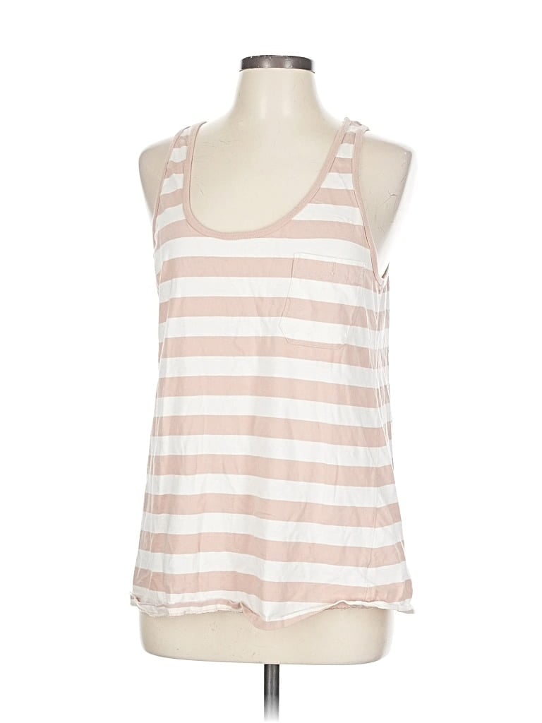 CURRENT ELLIOTT Pre-owned Tank Top Pink Halter Neckline Tops