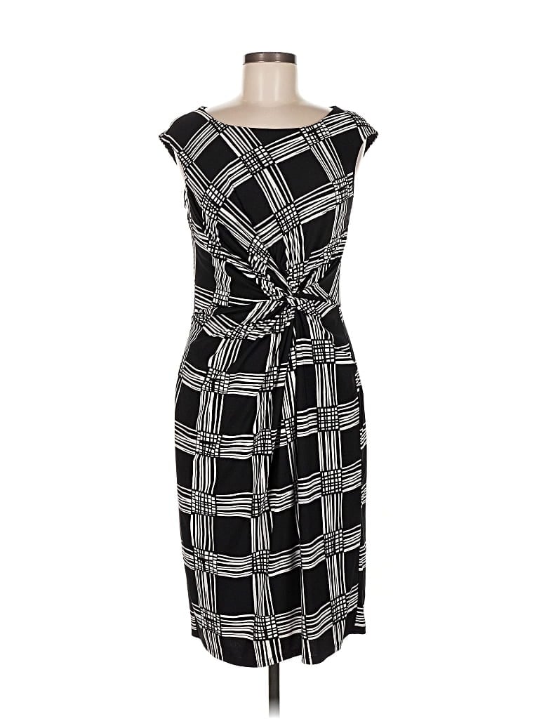 Pre-owned Kasper Casual Dress In Black